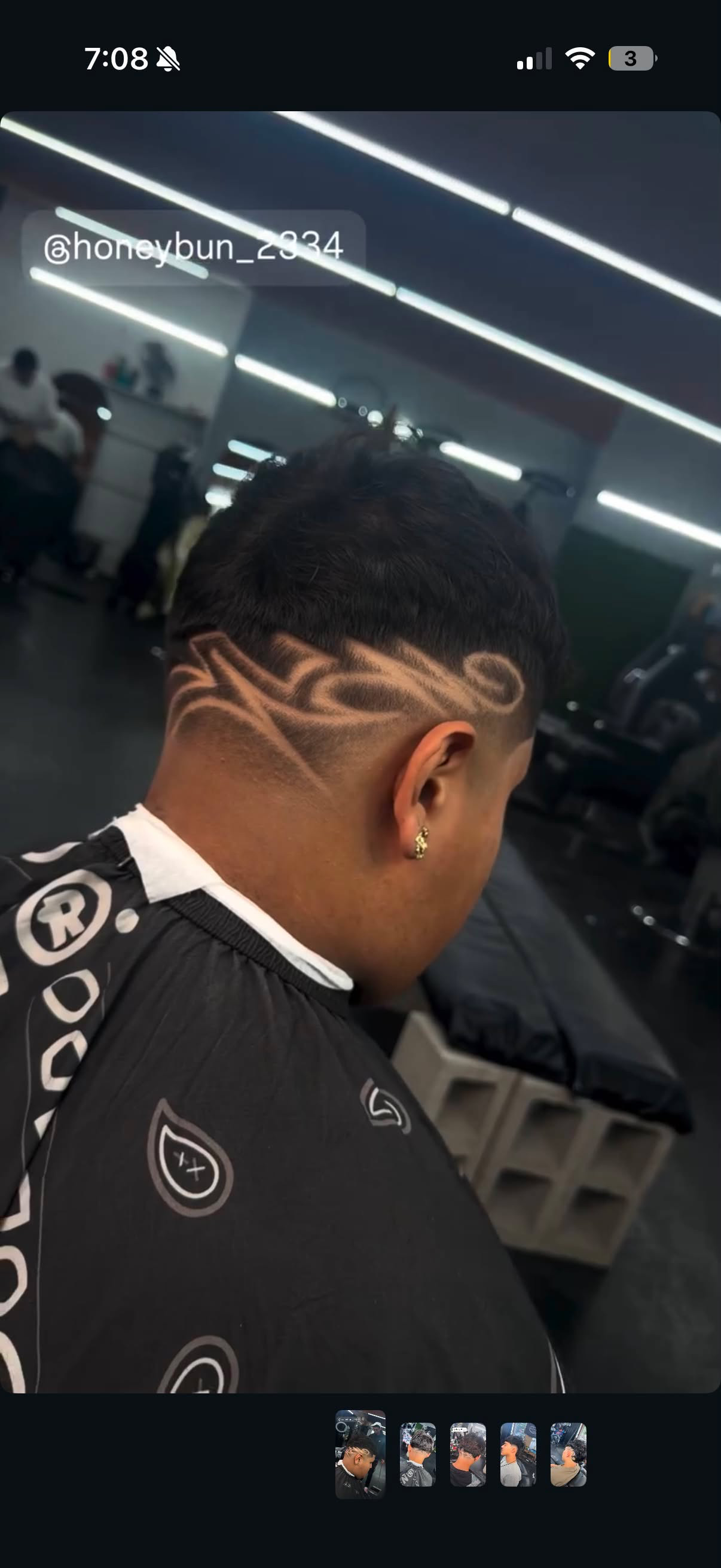 Fresh cut at Misfit Barbershop