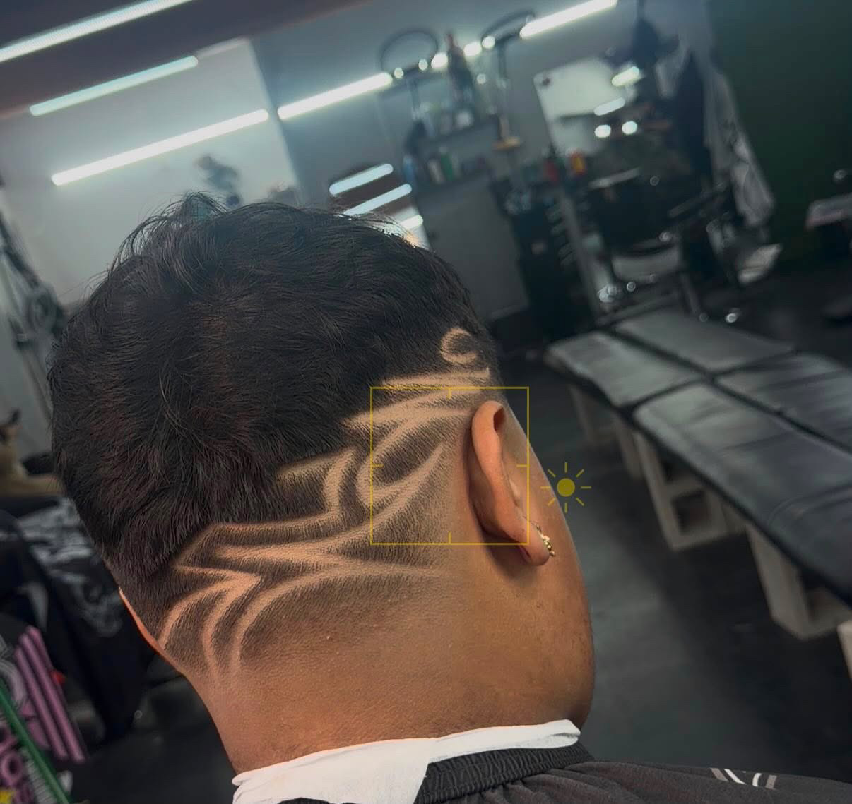 Fresh cut at Misfit Barbershop