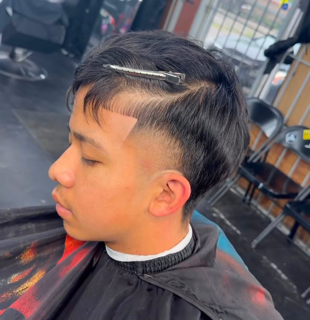 Fresh cut at Misfit Barbershop