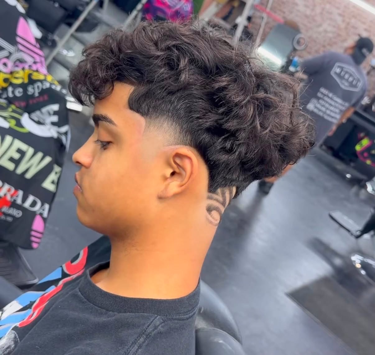 Fresh cut at Misfit Barbershop