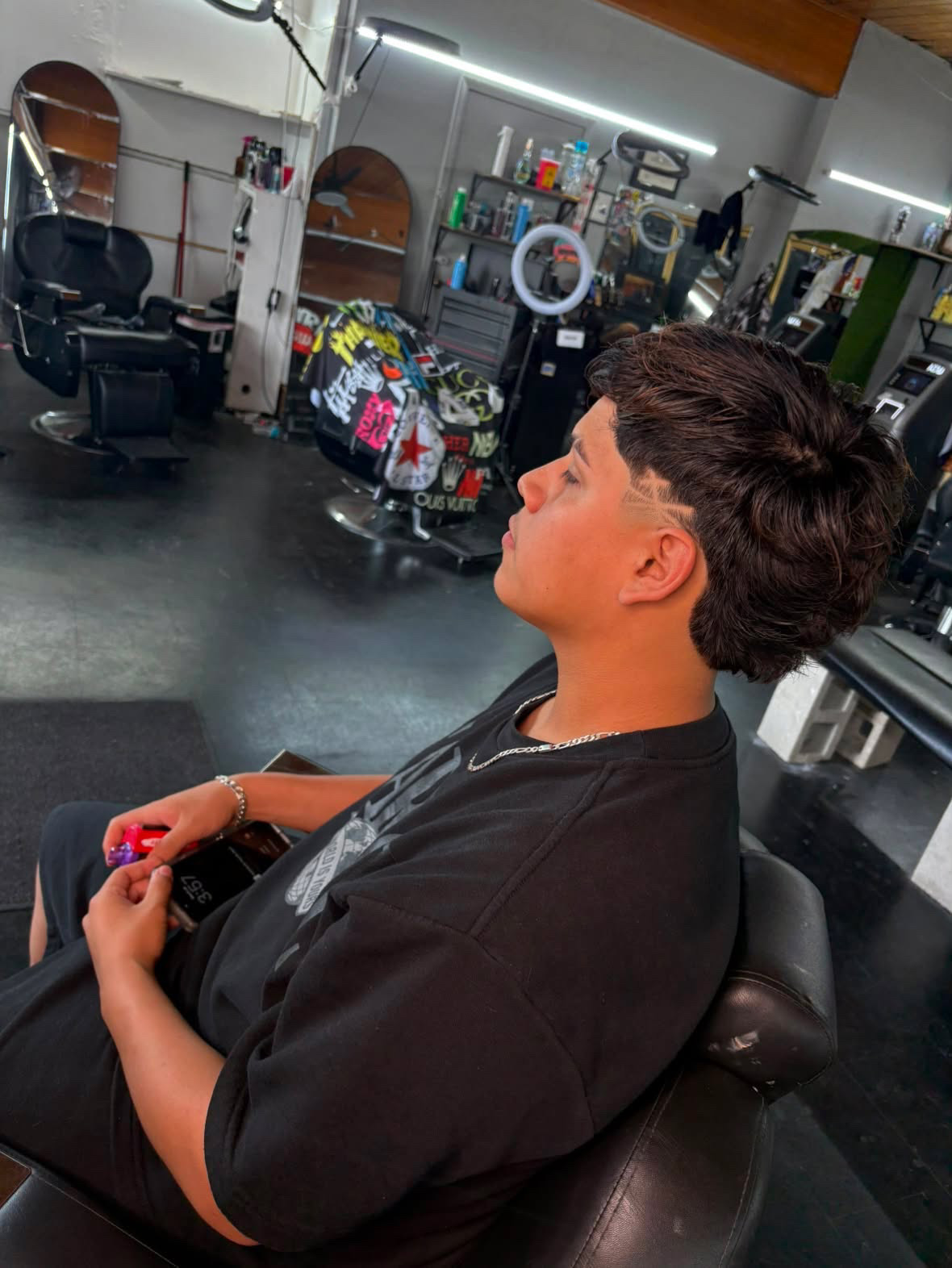 Fresh cut at Misfit Barbershop
