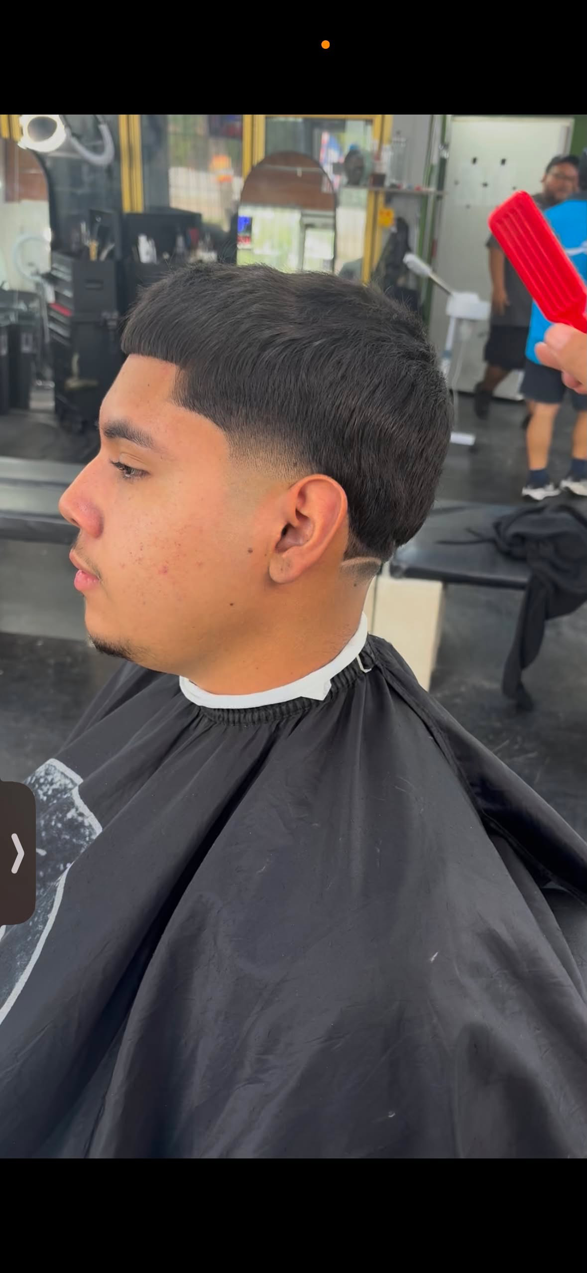 Fresh cut at Misfit Barbershop